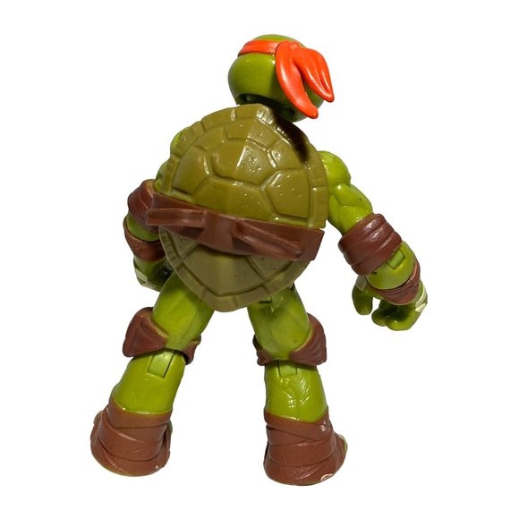 TMNT Teenage Mutant Ninja Turtles Lot 5 Action Figures Disc Michelangelo Raphael - Picture 7 of 15